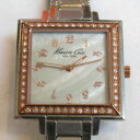 【送料無料】腕時計 ケネスニューヨークステンレススチールローズスクエアウォッチkenneth cole watch rose square crystals york stainless steel mop(2)