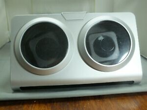 【送料無料】腕時計　シルバーダブルウォッチ＃silver double watch rotator 94418