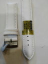 【送料無料】腕時計 ペレヌオーヴォcinturino per orologio in pelle bianco liscio 18mm , nuovo