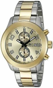 【送料無料】腕時計　メンズアナログクォーツトーンウォッチinvicta 21491 mens specialty analog display quartz two tone watch