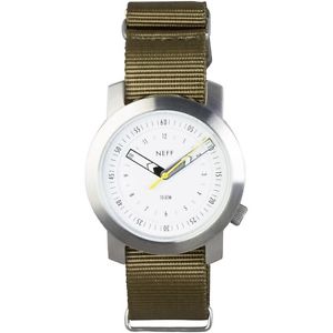 【送料無料】腕時計 ネフメンズシルバーオリーブウォッチ neff mens tactical wrist watch silver olive 【送料無料】腕時計 ネフメンズシルバーオリーブウォッチ neff mens tactical wrist watch silver olive