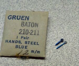 【送料無料】腕時計 バトングリーンセットset of nos gruen 210211 blued steel baton wrist watch hands 【送料無料】腕時計 バトングリーンセットset of nos gruen 210211 blued steel baton wrist watch hands