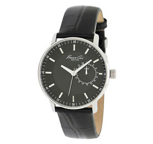 【送料無料】腕時計　ケネスモダンコアブラックレザーボックス