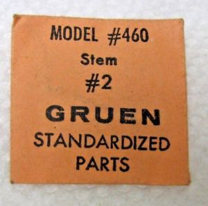 【送料無料】腕時計　ヴィンテージウォッチヴィンテージgenuine vintage gruen watch 460 winding stem nos vintage watches part