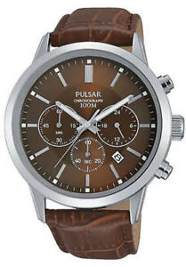 【送料無料】腕時計 パルサークロノグラフレザーストラップウォッチpulsar gents chronograph leather strap watch pt3739x1 【送料無料】腕時計 パルサークロノグラフレザーストラップウォッチpulsar gents chronograph leather strap watch pt3739x1