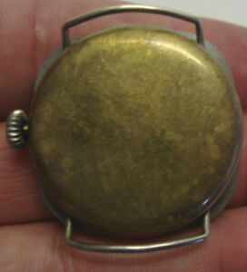 【送料無料】腕時計　early 20th century silver plated gents wristwatch