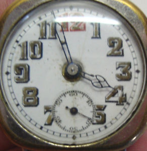 【送料無料】腕時計　early 20th century silver plated gents wristwatch
