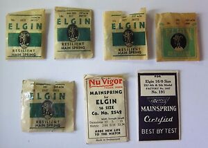 vintage elgin 16s mainspring part various sizes modelsビンテージエルギンメインスプリングサイズモデル※注意※NYからの配送になりますので2週間前後お時間をいただきます。人気の商品は在庫が無い場合がございます。ご了承くださいませ。サイズの種類の商品は購入時の備考欄にご希望のサイズをご記載ください。　携帯メールでの登録ですと楽天からのメールが届かない場合がございます。