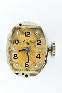 【送料無料】腕時計 レディエルジンムーブメントシリアルlady elgin 19 jewels 650 wrist watch movement serial number f236776