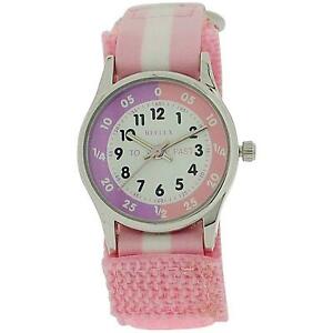 【送料無料】腕時計　ピンクウォッチバルク10x bulk for school reflex time teacher kid girl pink easy fasten watch refk0005