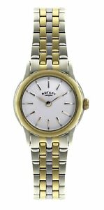 【送料無料】腕時計　ロータリートーンブレスレットスチールケースポンドrotary womens two tone bracelet steel case quartz watch lb0257103