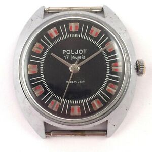 腕時計　ソエクスポートウォッチsoviet poljot windup watch export edition serviced vgc 1970s *us seller* 1373