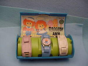 【送料無料】腕時計 アンディボックスブラッドリーraggedy ann amp; andy character watch by bradley in the original box c1971