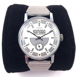 【送料無料】腕時計 ロシアサマラヴィンテージソrussian pobeda samara windup watch, vintage 70s serviced, ussr*us seller* 1128