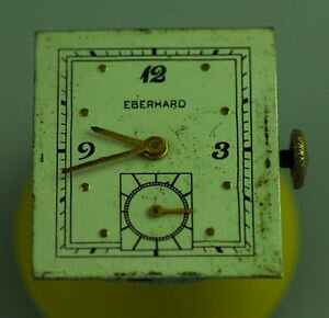 腕時計　ビンテージマニュアルメンズイータvintage eberhard mens manual wind wrist watch movement runs eta 1000