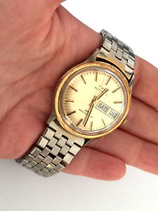 腕時計　ビンテージウォッチvintage timex automatic great britain gents wrist watch water resistant runs