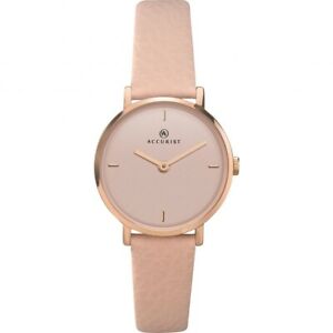【送料無料】腕時計　レディースストラップaccurist ladies leather strap watch 8225