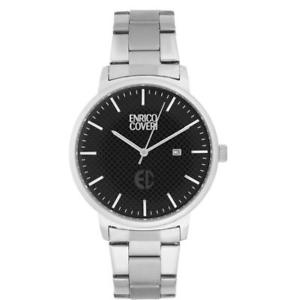【送料無料】腕時計　orologio uomo enrico coveri ectc 020 bracciale acciaio nero 42 mmorologio uomo enrico coveri ectc020 bracciale acciaio ner