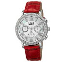 【送料無料】腕時計 バールスイスクォーツマルチファンクションレッドレザーストラップウォッチ womens burgi bur087rd swiss quartz multifunction red leather strap watch(2)
