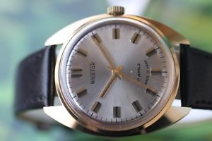 【送料無料】腕時計　メンズビンテージソヴォストークmens vintage goldplated ussr made wostok 17 jewels