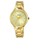 yzrv@pT[S[hg[X`[uXbgP[XNI[cAiOtF[YEHb`pulsar women039;s goldtone steel bracelet amp; case quartz analog watch ph8188