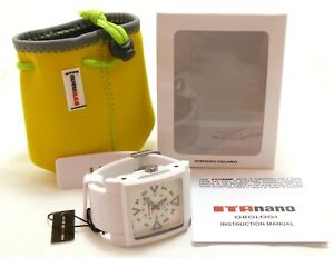 【送料無料】腕時計　モンテカルロホワイトitanano montecarlo mineral fibre 43 mc4305mc01 white watch 32565