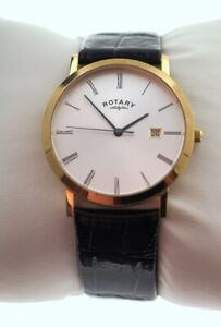 【送料無料】腕時計 ロータリーウオッチメーカーショップrotary gents wristwatch boxed excellent shop soiled