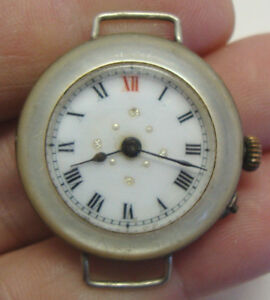 【送料無料】腕時計　early 20th century ladies mother of pearl covered wristwatch