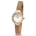 yzrv@hfB[X[YS[hbLbVuXbgNX^EHb`|Cgaccurist london ladies rose gold plated crystal set mesh bracelet watch 8143