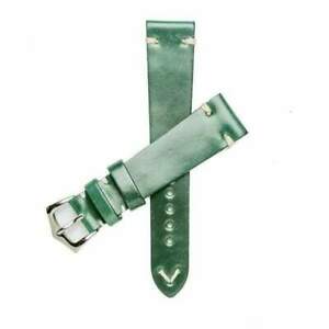 【送料無料】腕時計 レザーウォッチストラップgreen cordovan leather watch strap 【送料無料】腕時計 レザーウォッチストラップgreen cordovan leather watch strap