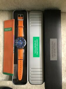 【送料無料】腕時計　ベネトンビンテージユナイテッドウォッチvintage united colors of benetton watch windiglo nwot rare nib