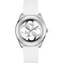 【送料無料】腕時計 ツイストシリコーンビアンコドナorologio guess g twist w0911l1 watch silicone bianco donna uomo 40 mm