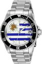 【送料無料】腕時計 プロダイバーワールドサッカーウルグアイウォッチinvicta pro diver limited world soccer uruguay edition automatic men watch 28708