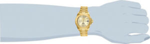 【送料無料】腕時計　メンズプロダイバーステンレススチールinvicta mens pro diver automatic 200m gold plated stainless steel watch 9010ob