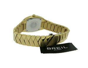 【送料無料】腕時計　ローマアナログステンレススチールウォッチbreil bw0290 womens rectangular roman numeral date analog stainless steel watch