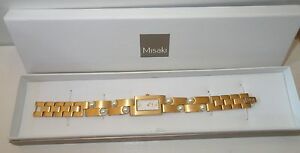 【送料無料】腕時計　misaki ladies swiss quartz watch gold stainless steel with pearls