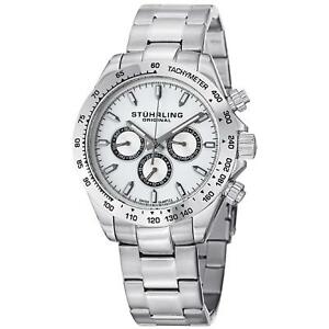 【送料無料】腕時計 ウェイメンズシルバースチールブレスレットケースstuhrling raceway mens 42mm silver steel bracelet amp; case krysterna watch 56401 【送料無料】腕時計 ウェイメンズシルバースチールブレスレットケースstuhrling raceway mens 42mm silver steel bracelet amp; case krysterna watch 56401