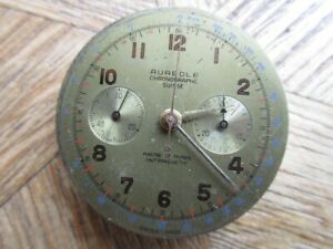 【送料無料】腕時計　ビンテージパーツクロノグラフムーブメントvintage aureole landeron 51 chronograph movement for parts