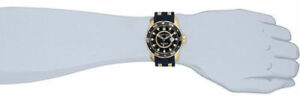 【送料無料】腕時計　ダイバーゴールドトーンステンレススチールポリウレタンウォッチ6991 invicta men pro diver gmt 100m gold tone stainless steel polyurethane watch