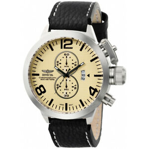 【送料無料】腕時計　レザークロノグラフウォッチinvicta corduba 3449 leather chronograph watch