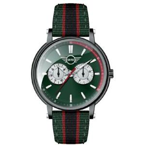 【送料無料】腕時計　ミニミメートルスイスorologio uomo mini mi2317m76 pelle tessuto verde nero swiss movement