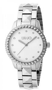 【送料無料】腕時計 ラグジュアリーリュジョドナスパイクシルバーorologio donna liu jo luxury spike tlj1122 bracciale acciaio silver