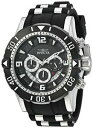 【送料無料】腕時計 プロダイバーメンズラウンドカーボンクロノグラフアナログウォッチinvicta pro diver 23696 mens round carb...