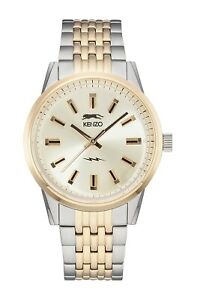 【送料無料】腕時計 ケンゾーパリメンズトーンウォッチドルkenzo paris men’s 7 two tone watch nwt msrp 34900