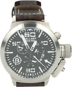 【送料無料】腕時計　バラストメンズクロノグラフレザーブレスレットスイスballast herren chronograph bld700101 2 lederarmbnder swiss made