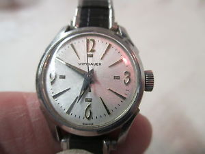 【送料無料】腕時計　ビンテージウィットバッテリーvintage wittnauer wrist watch runs needs battery