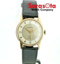 【送料無料】腕時計 ビンテージアンティークハンドウインチケースvintage benrus antique hand wind leather 30mm gol...