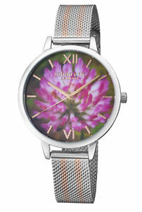 【送料無料】腕時計　エリックトーンメッシュスチールjohan eric womens je250112006b rodklover twotone mesh ip steel wristwatch