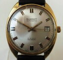 【送料無料】腕時計 ヴィンテージサミットvintage gents gold plated summit 21j automatic eta 2452 date watch serviced(2)
