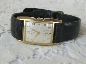 【送料無料】腕時計　ビンテージkゴールドクリーンvintage lord elgin 14k gold filled wrist watch clean and working h3